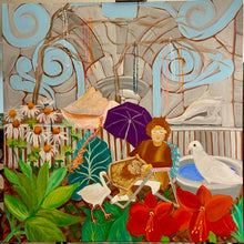 Load image into Gallery viewer, THE VIOLET UMBRELLA AT THE NEIGHBOR (after Andy Sweet)
