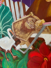 Load image into Gallery viewer, THE VIOLET UMBRELLA AT THE NEIGHBOR (after Andy Sweet)
